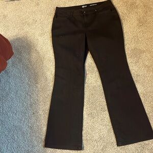 32” inseam!  Macy’s curvy boot cut jeans.  SZ16